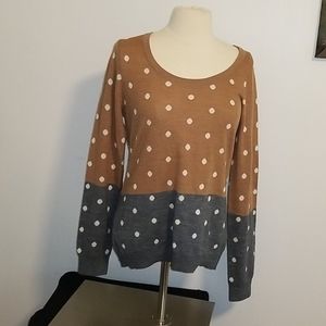 The Limited polka dot sweater